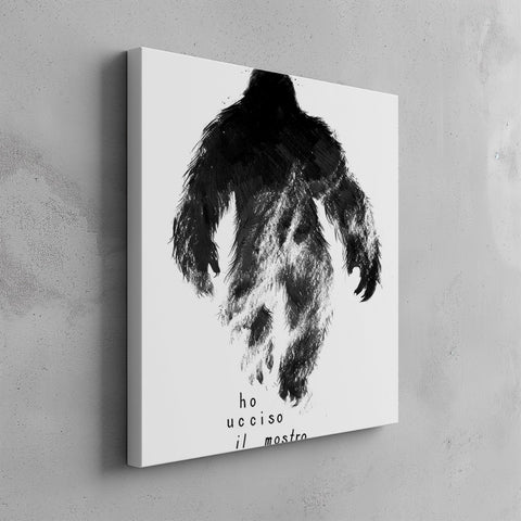Quadro canvas mostro