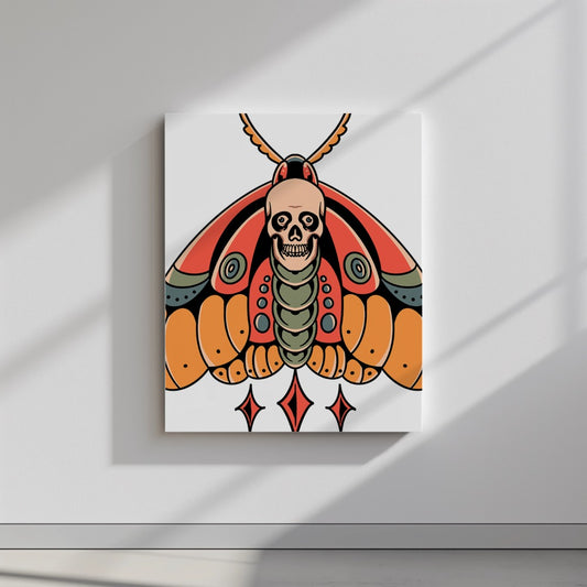 Quadro canvas death-moth