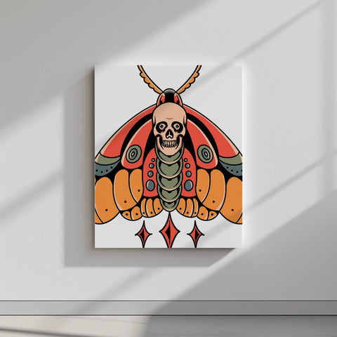 Quadro canvas death-moth