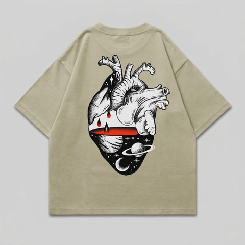 Bleeding Heart Cosmic Planet Moon Stars Design product type