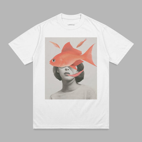 Orange Goldfish Woman Vision Art Creative Graphic product type