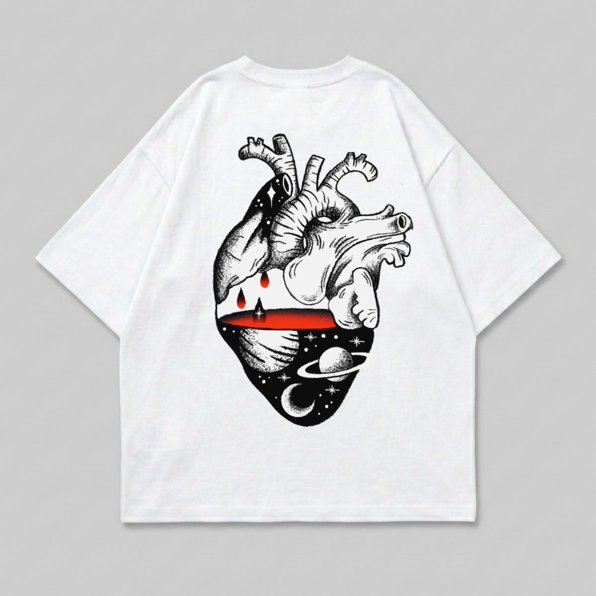 Anatomical Heart Cosmic Galaxy Planets Moon Stars Drops product type