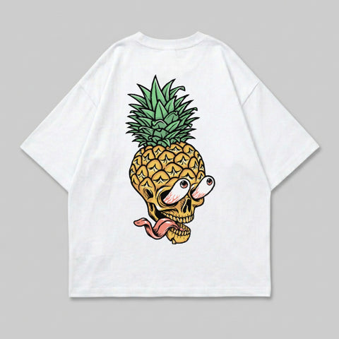 Pineapple Skull Design Quirky Eyes Tongue T-shirt product type

pineapple skull
skull design
tropical graphic
quirky art
unique apparel
summer style
funny print
cartoon skull
streetwear tee
edgy fashion
fruit skull
white t-shirt
graphic top
eye popping
tongue out
skeleton head
abstract design
vibrant print
mens womens top
casual wear