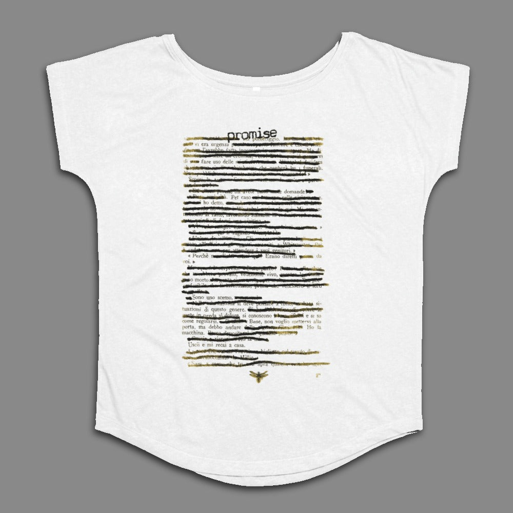 Promise Quote Design Stylish Statement T-shirt