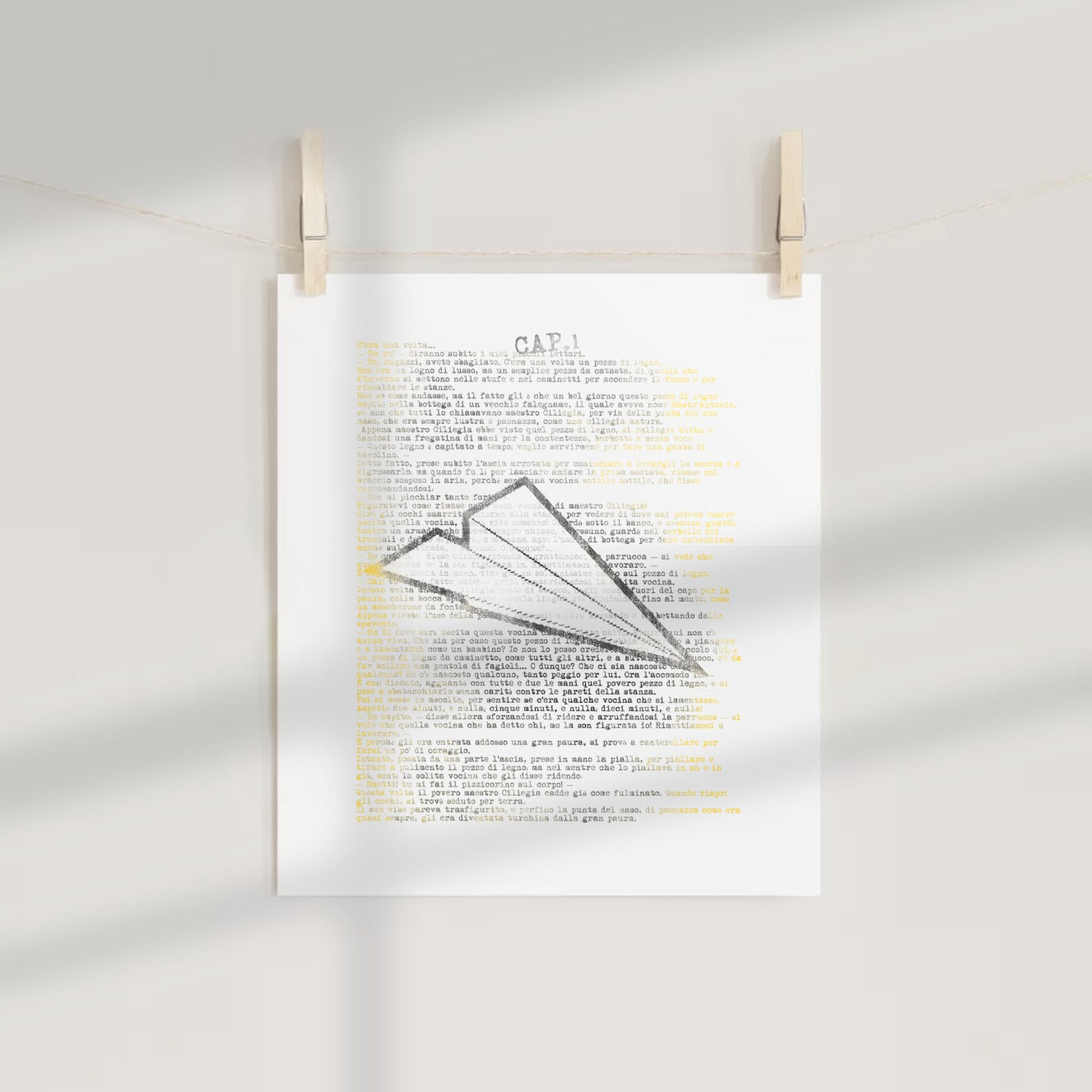 Paper Airplane Design With Text Background Poster