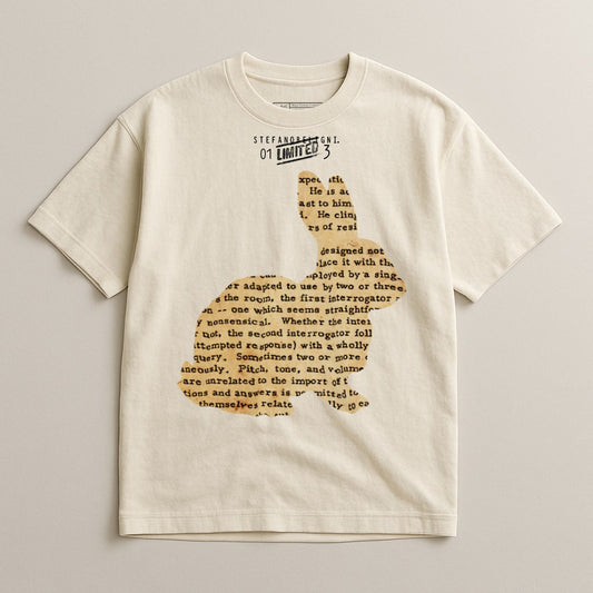 Exclusive Graphic T-Shirt with Text Overlay Design