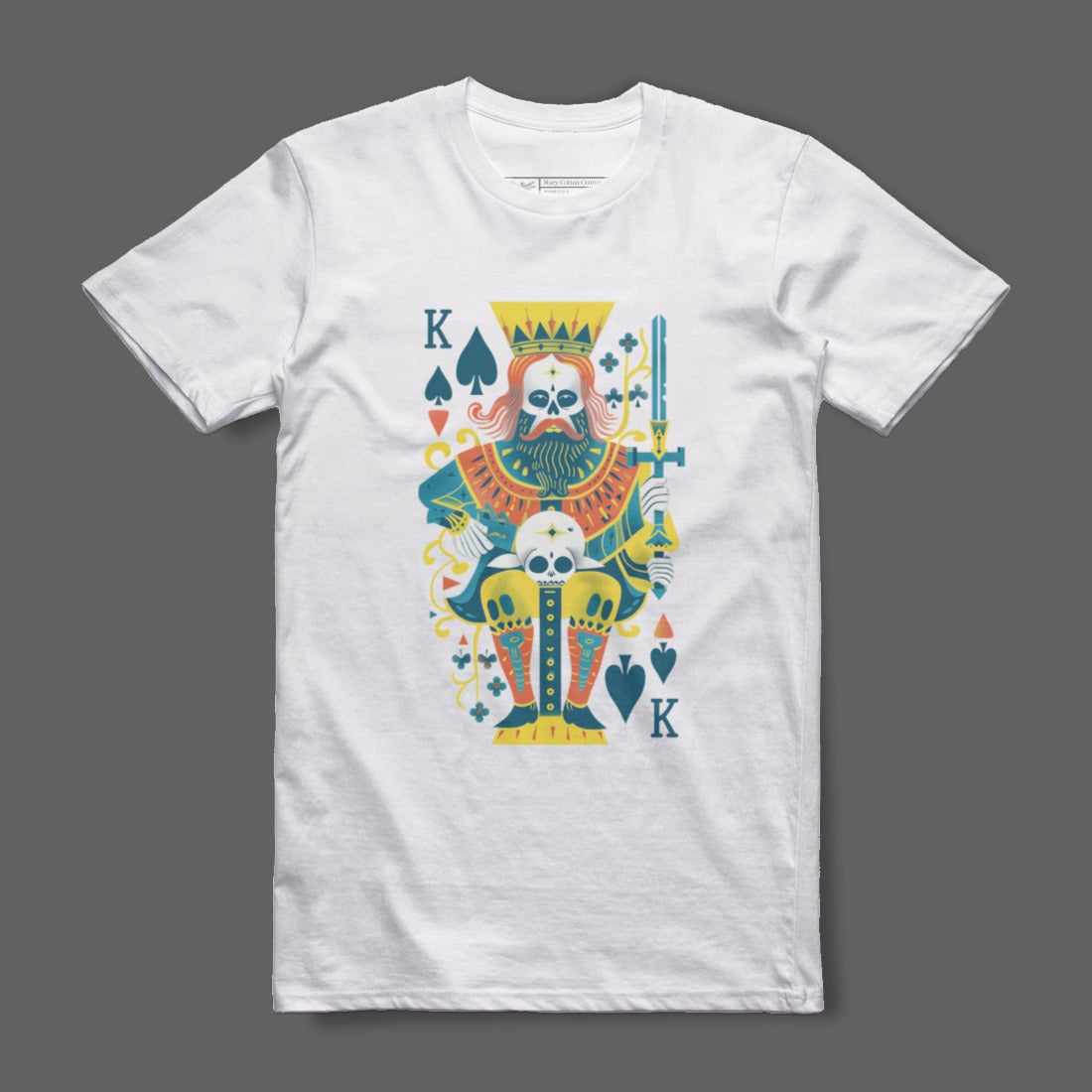 Unique King of Spades Graphic Tee for Card Enthusiasts