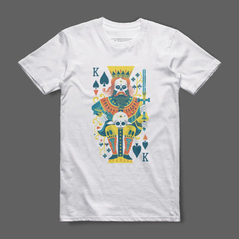 Unique King of Spades Graphic Tee for Card Enthusiasts