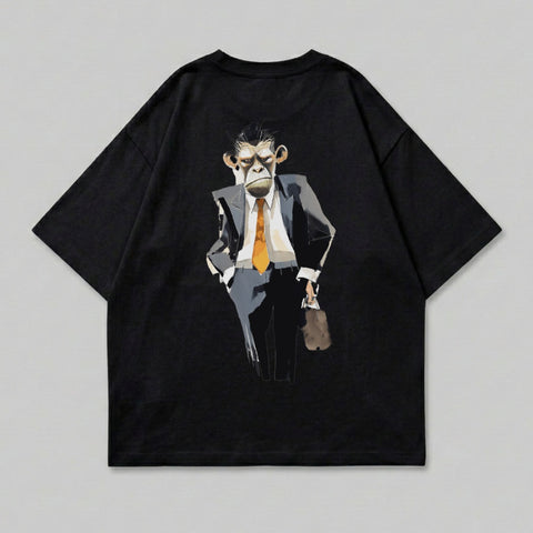 Chimpanzee Suit Briefcase Graphic Black product type