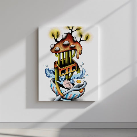 Quadro canvas ramen