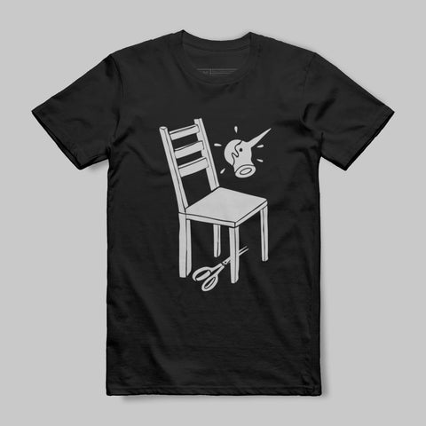 Unique Artist Designed Chair Illustration T-Shirt