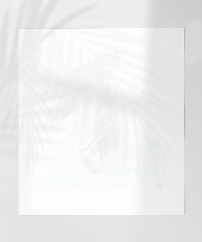 Abstract Minimalist White Artwork for Home or Office Decor