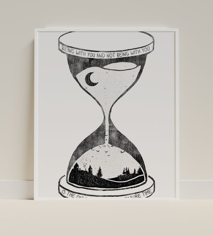 Being With You And Not Being With You Artwork Print