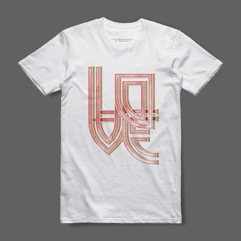 Stylish Love Design Printed Graphic T-Shirt Product
