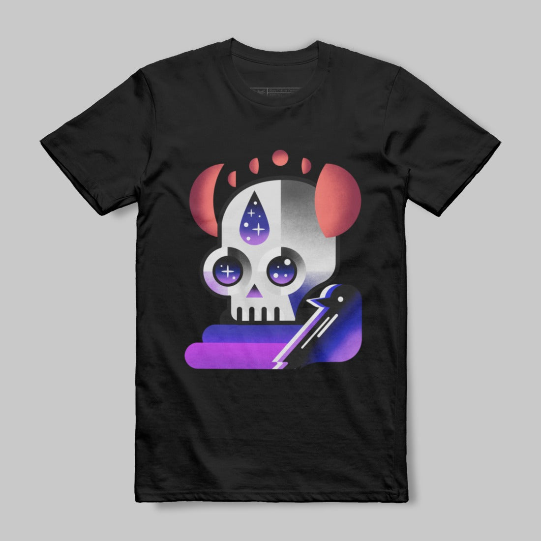 Colorful Skull Graphic T-shirt with Unique Design