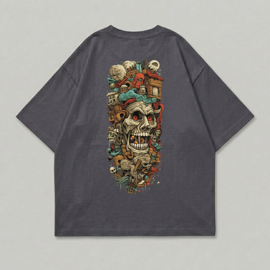 Horrific Skull Grotesque Design T-Shirt product type