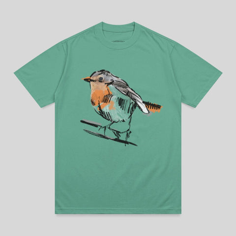 Artistic Robin Bird Sketch Colorful Avian Product type