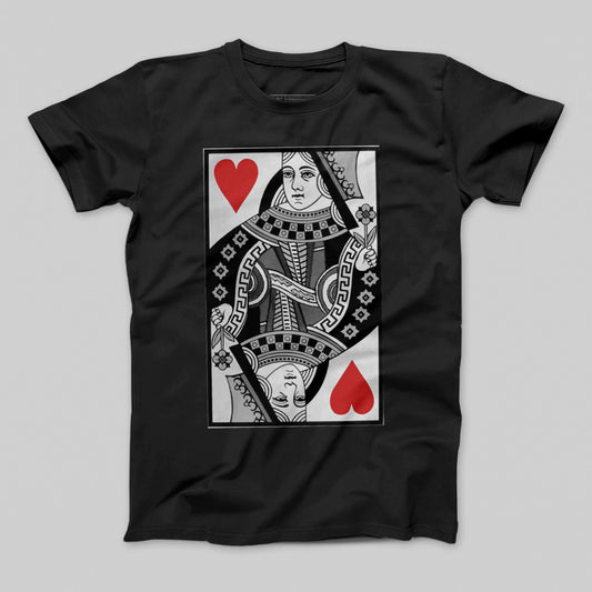 Queen of Hearts Stylish Graphic T-Shirt