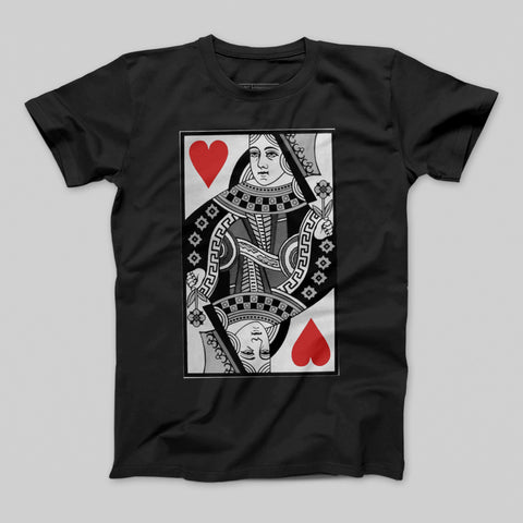 Queen of Hearts Stylish Graphic T-Shirt