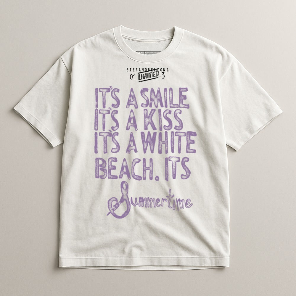 It's A Smile It's A Kiss It's A White Beach Summertime