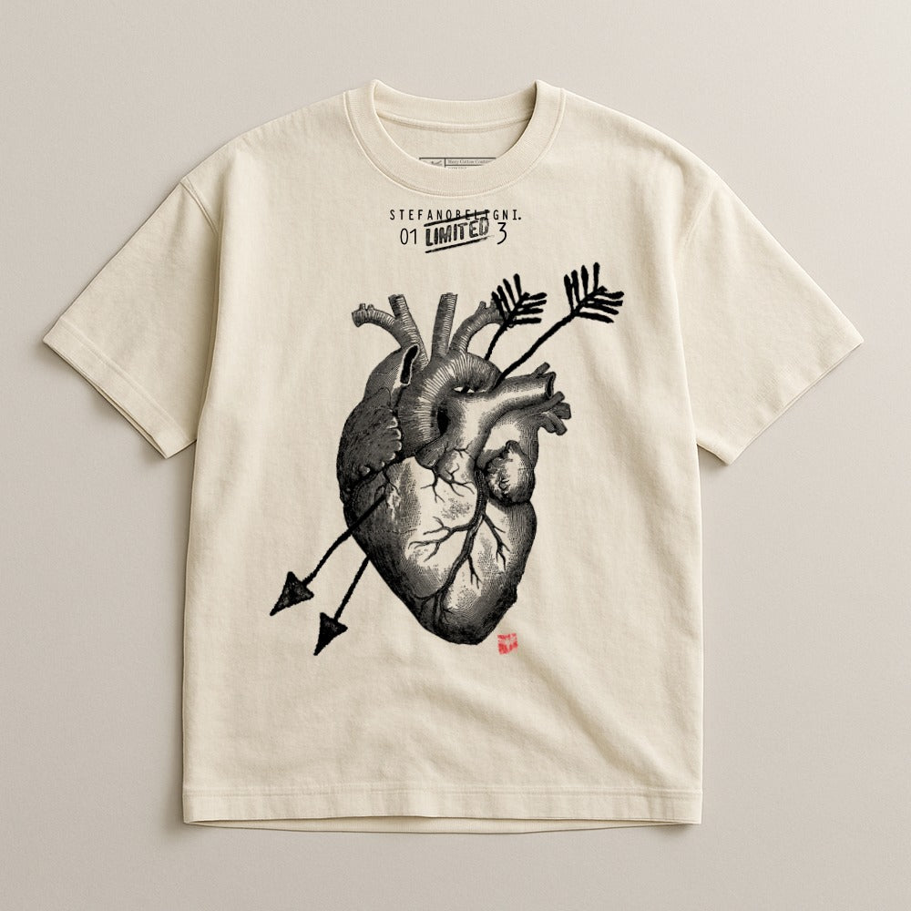 Heart with Arrows Graphic T-Shirt Design