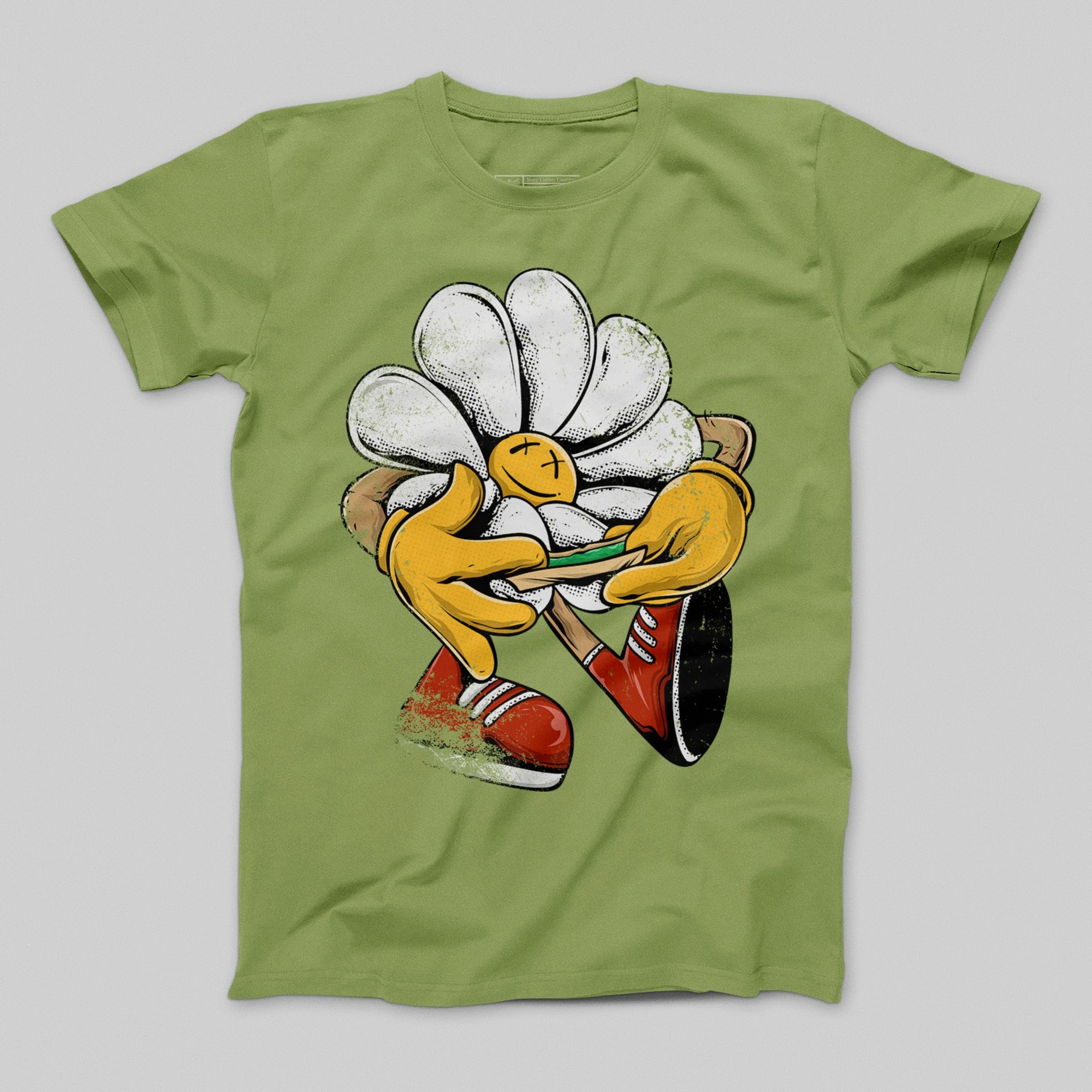 Whimsical Flower Character with Sneakers T-shirt