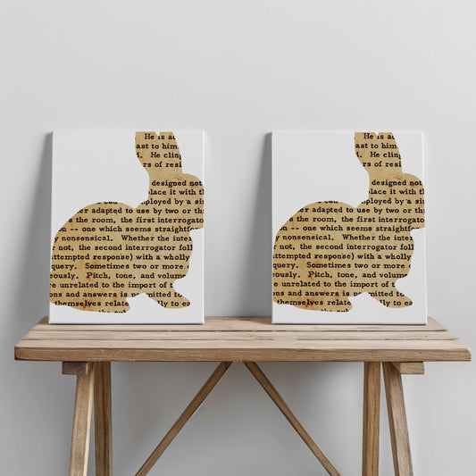 Quadro canvas paperrabbit