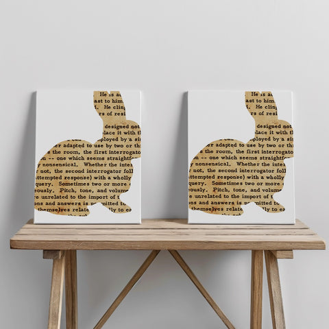 Quadro canvas paperrabbit