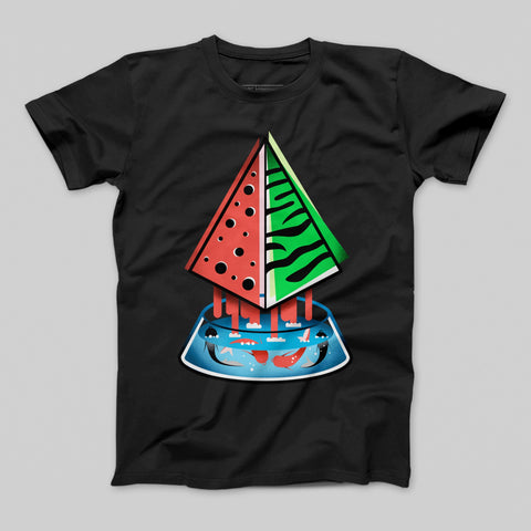 Unique Geometric Colorful Design Graphic T-Shirt