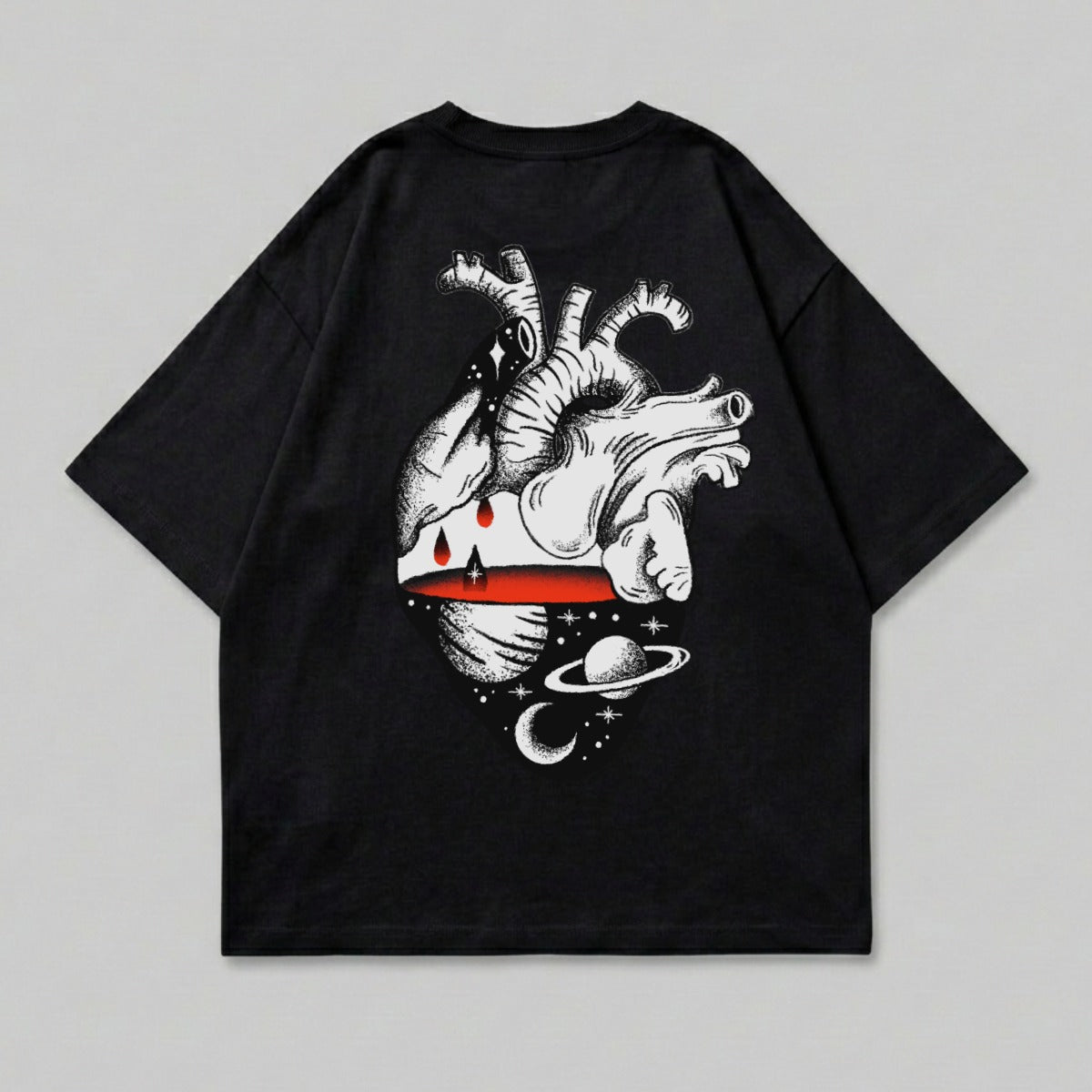 Cosmic Anatomical Heart Galaxy Graphic product type