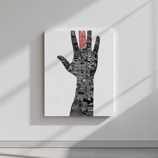 Quadro canvas FInger