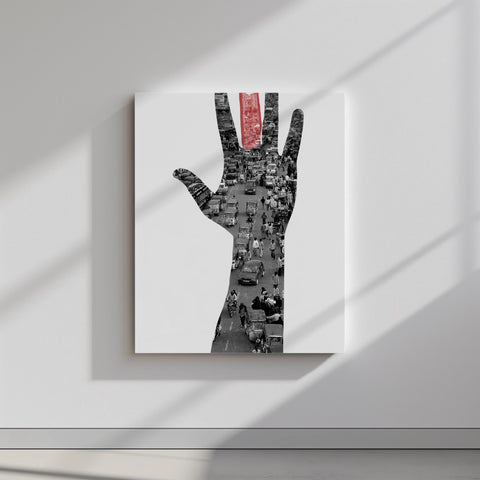 Quadro canvas FInger