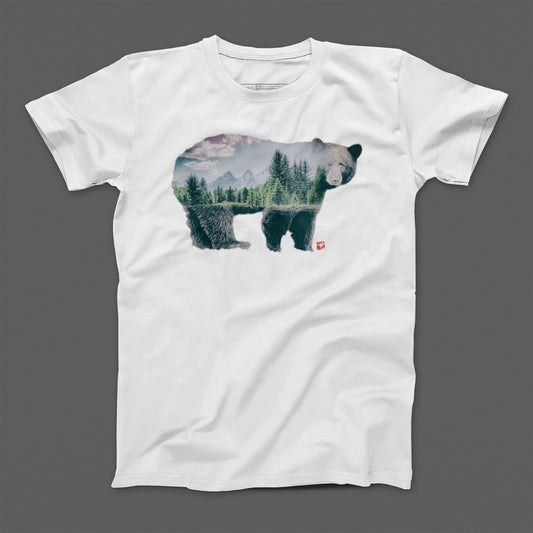 T-shirt donna boyfriend bear_forest