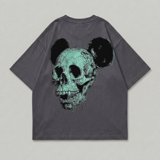 Dark Gray Teal Skull Ear Back Print T-Shirt product type
T-shirt, Skull, Graphic Tee, Mouse Ears, Back Print, Dark Gray, Teal Skull, Streetwear, Gothic, Grunge, Alternative, Oversized Tee, Edgy, Horror Style, Dripping Skull, Apparel, Clothing, Unique Design, Short Sleeve, Urban Fashion