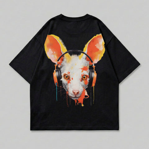 Paint Splatter Animal Head Headphones Graphic product type