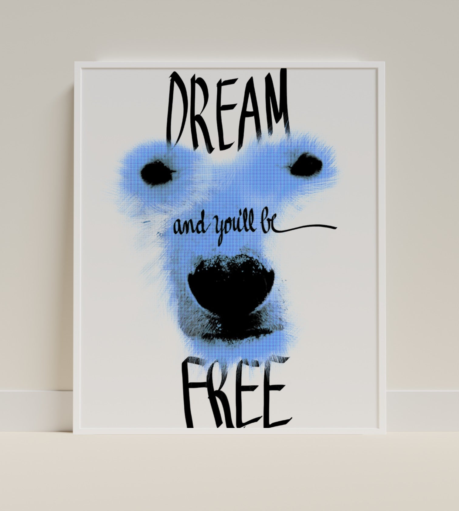 Dream and You'll Be Free Inspirational Wall Art