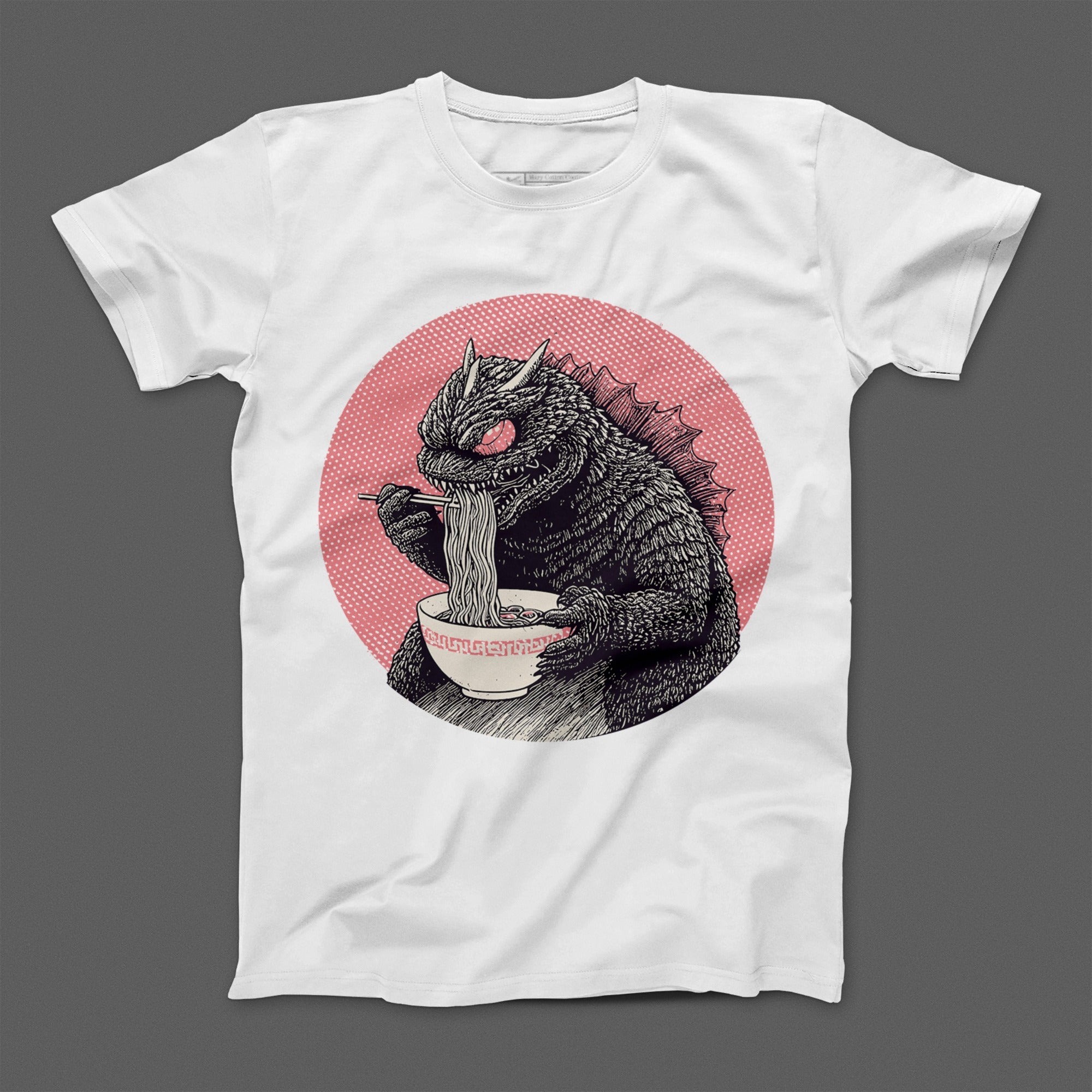 Monster Eating Ramen Graphic T-Shirt for Sale