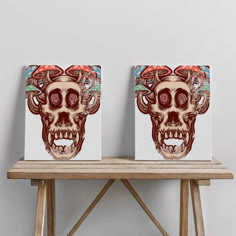 Quadro canvas gorilla-mushroom
