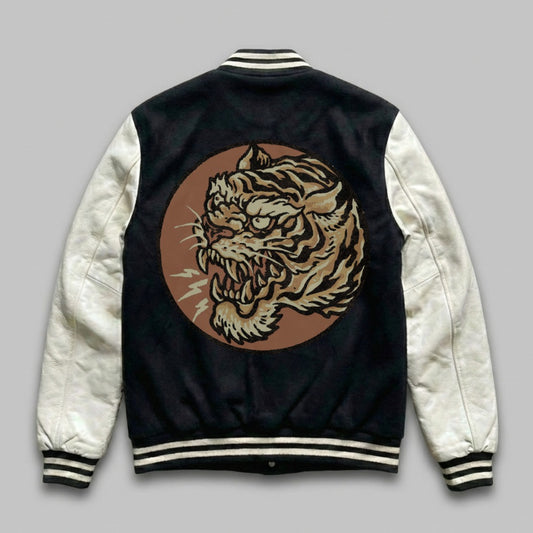 Ferocious Tiger-Printed Varsity Jacket Product