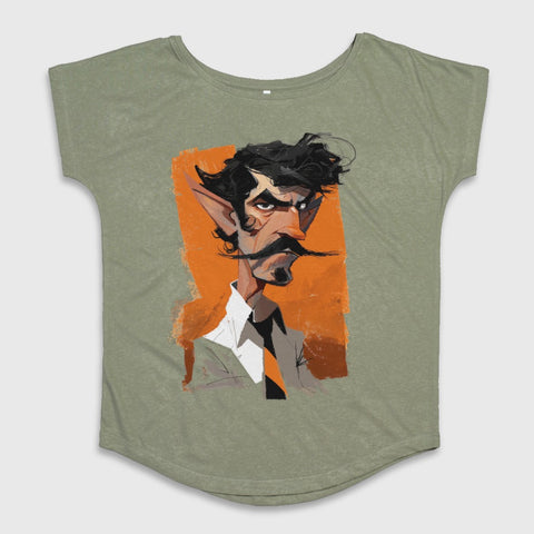 Illustrated Elf Gentleman Graphic T-Shirt