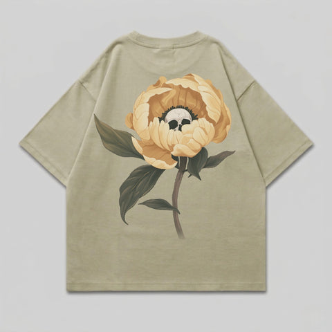 Pale Peony Skull Floral Graphic Back T-Shirt product type
Skull Graphic
Peony Flower
Floral Design
Back Print
Green Tee
Yellow Flower
Unique Skull
Botanical Print
Streetwear Top
Edgy Apparel
Dark Floral
Nature Inspired
Unisex Shirt
Relaxed Fit
Graphic Tee
Sage Green
Skull Art
Boho Style
Aesthetic Clothing
Oversized TShirt