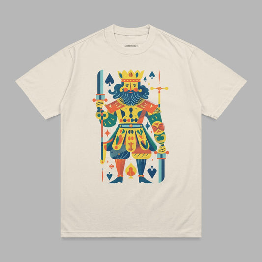 Colorful King Spades Card Illustration Unique Design product type