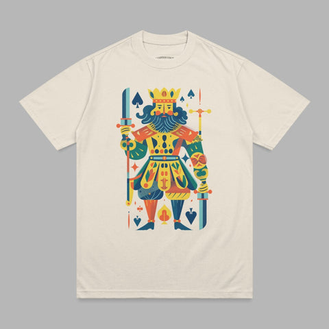 Colorful King Spades Card Illustration Unique Design product type