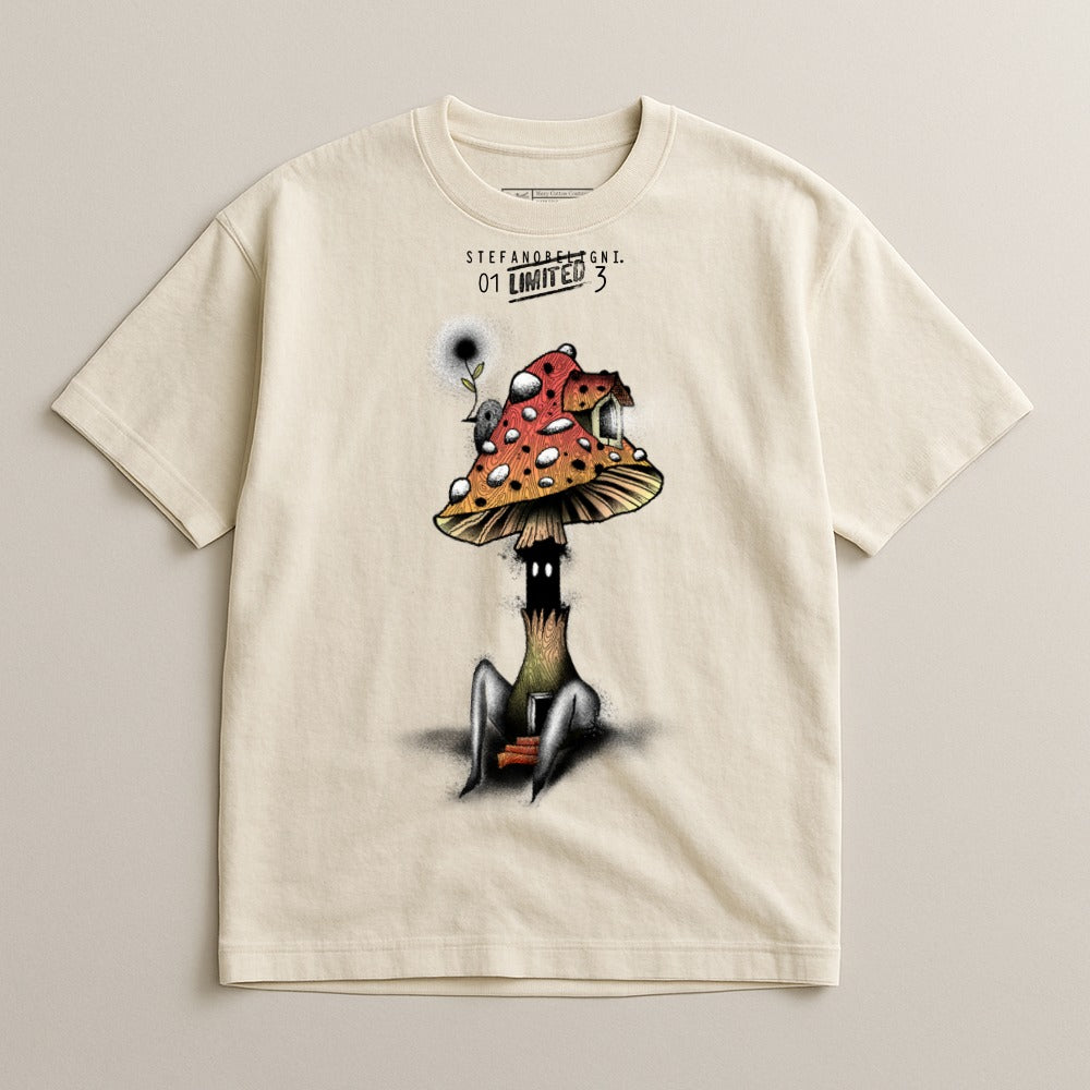 Limited Edition Unique Mushroom Graphic T-Shirt