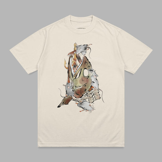 Dark Fish Head Mice Rodents Artistic Graphic product type