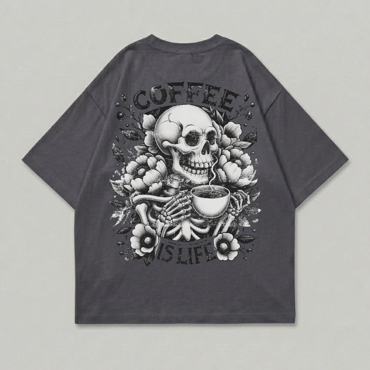 Coffee Is Life Skeleton Floral Design T-Shirt product type
Skeleton
Coffee
Floral
TShirt
GraphicTee
DarkArt
Gothic
Skull
Flowers
CoffeeLover
Aesthetic
Streetwear
UniqueDesign
Apparel
Clothing
Fashion
Grunge
Edgy
Caffeine
Artwork