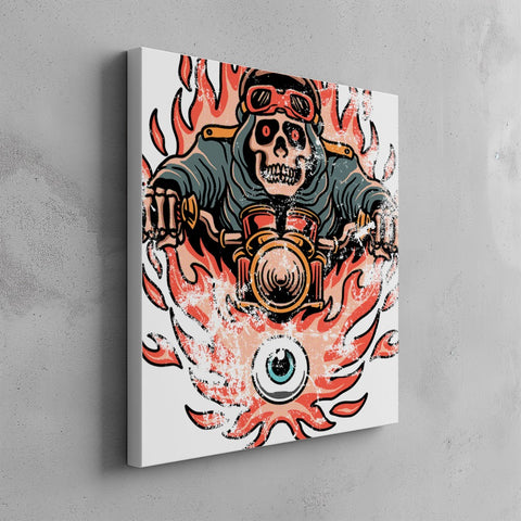 Quadro canvas evil-biker