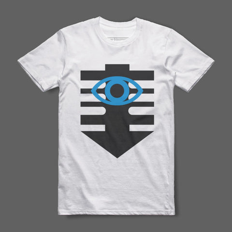 Stylish Graphic Tee with Unique Eye Symbol Design