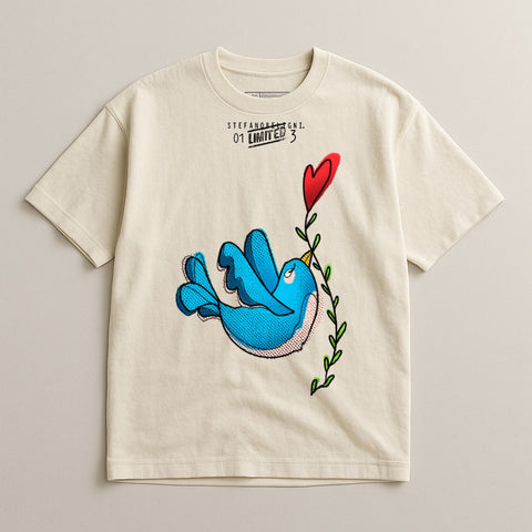Limited Edition Blue Bird Graphic Tee