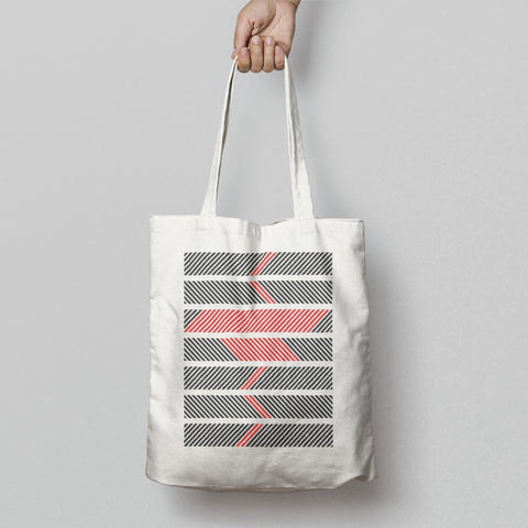 Stylish Geometric Patterned Tote Bag for Everyday Use